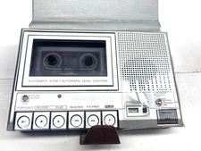 VTG GE General Electric Portable Cassette Tape deck Recorder 3-5361A WORKS CLEAN