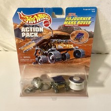 Hot Wheels Mars Rover JPL Sojourner Mission Accomplished 1997 Action Pack
