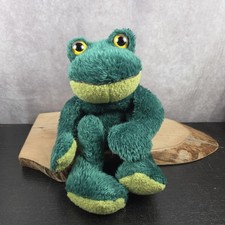 Russ Berrie Fleegle the Green Frog Fuzzy Plush Toy 16" Vintage Stuffed Animal