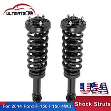 Set 2 Front Complete Struts Coil Spring Assembly For 2014 Ford F-150 F150 4WD
