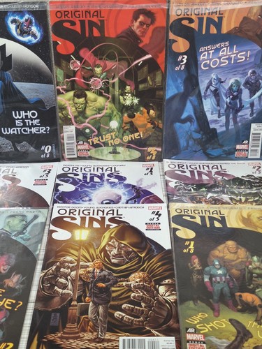 9 Original Sin by Jason Aaron (Marvel Comics 2014) Hardcover Used - Picture 3 of 4