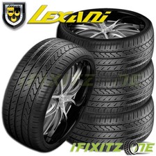 4 Lexani Lx-twenty 25530r22 95w Xl Tires 320aa Utqg 55k Mileage Performance