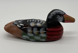 Vintage Sabre 6” Wood Duck Decoy Hand Painted Duck