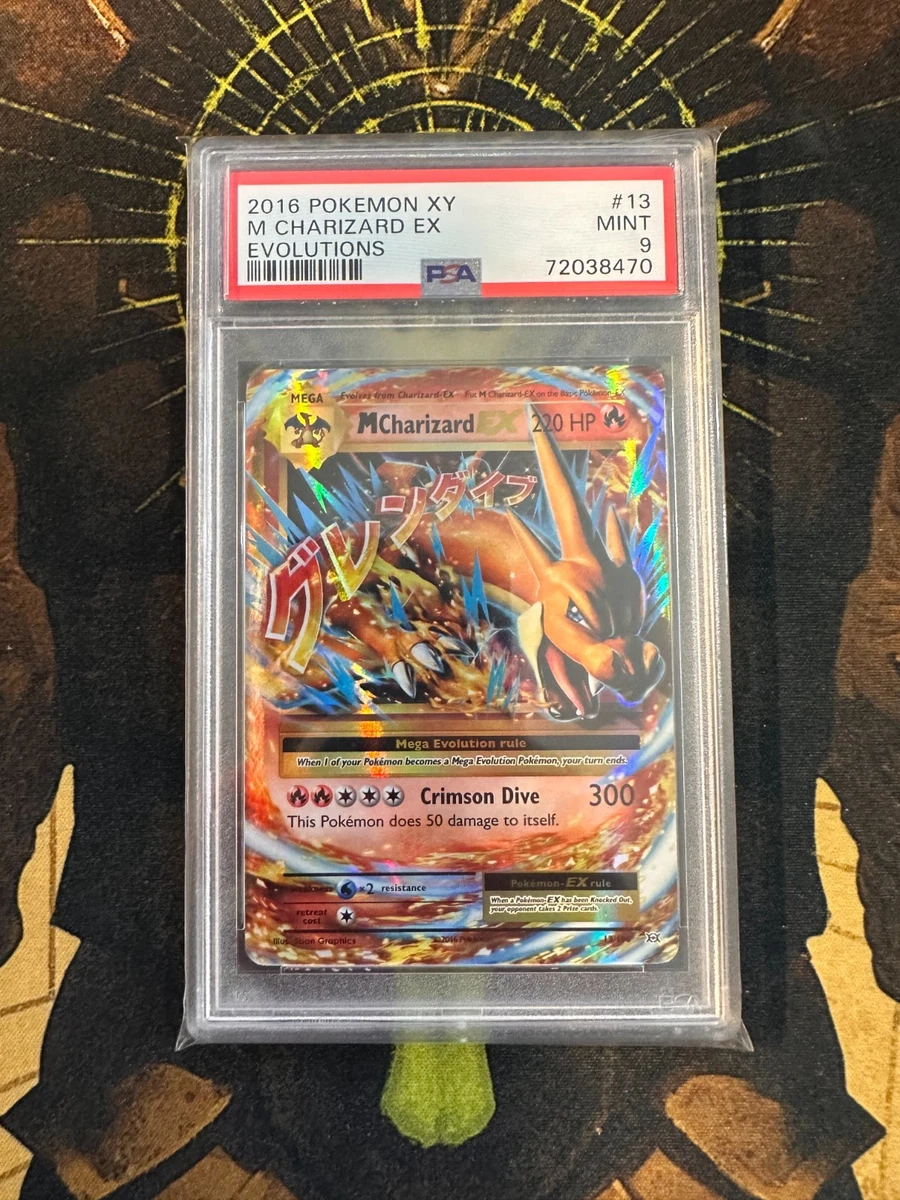 Charizard Pokémon TCG Grade 9 Evolutions Individual Collectible