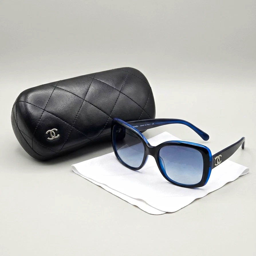 CHANEL Blue Plastic Frame Sunglasses for Women for sale | eBay
