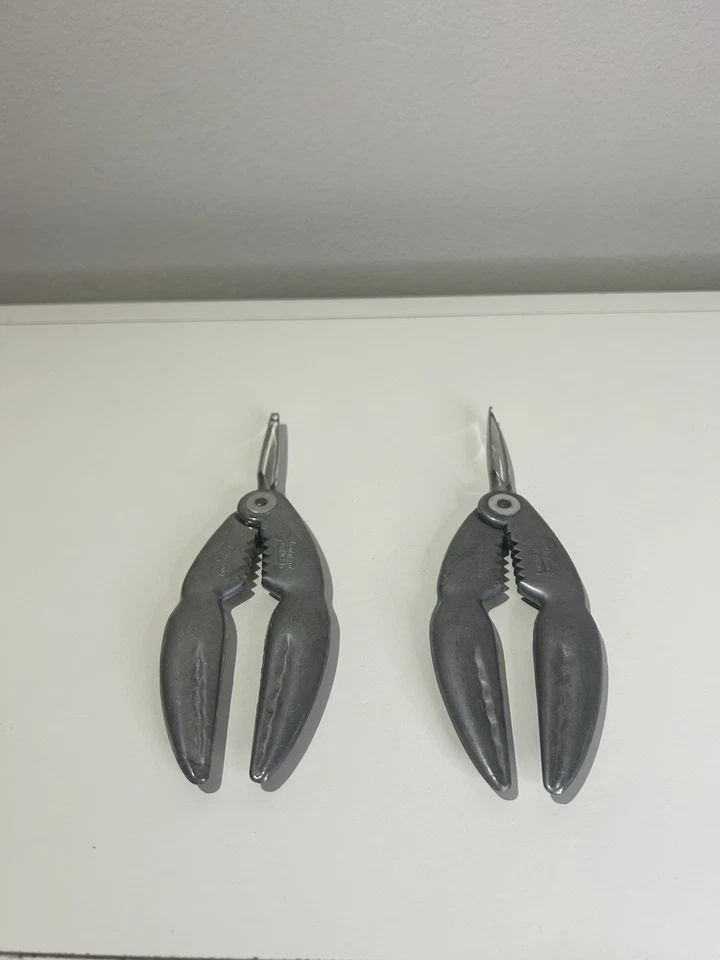 Juego de 2 herramientas de mariscos langosta agrietadas Westmark W. Alemania de colección - hallazgo raro Foto 3 de 4