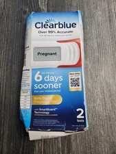 Clearblue Digital Pregnancy Test Early Detection 2 Tests EXP-3/2028 Box Damage