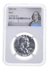 PF67 1955 Proof Franklin Half Dollar NGC Graded White Coin Spot Free PR67 *6266