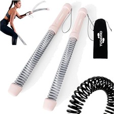Ropeless Battle Ropes for Home Gym with Storage Bag, Cordless Battle Rope Sti...