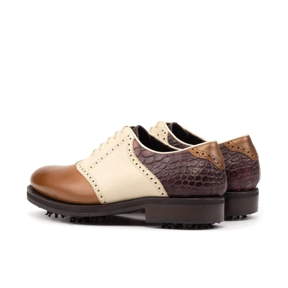 Robert August | The Lincoln Ave. Saddle Shoe No. 8211 | Golf Shoes - Image 3 of 4