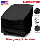 Waterproof Chair Cover High Back Outdoor Patio Garden Furniture Storage Covers