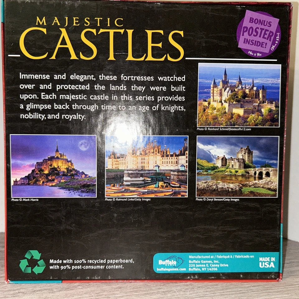 Buffalo Games "Eilean Donan Castle, Scotland" - Majestic Castles 750 Piece - Image 2 of 2