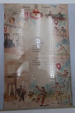 HOTEL ALBANY NYC 1907 MENU CANVASBACK MALLARD DUCK CORNELL YALE DRESSLER WRIGHT