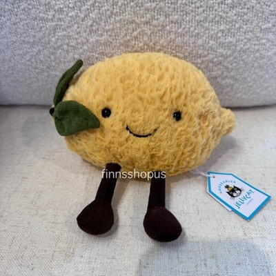 Jellycat Amuseables Lemon A6L BNWT US Seller 100% Authentic | eBay