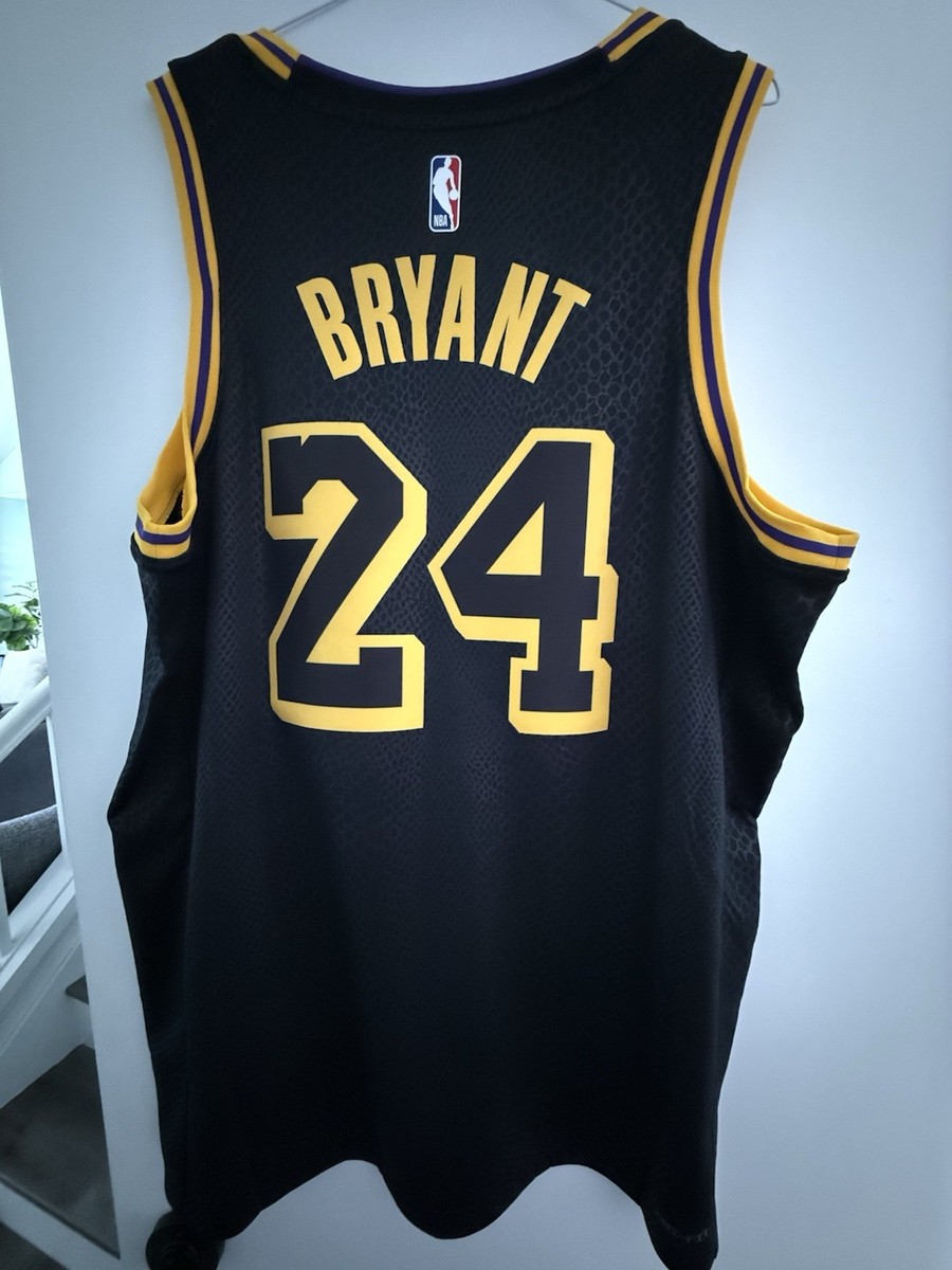 LA Lakers Black Mamba Kobe Bryant NIKE City Edition Jersey