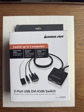 IOGEAR 2-Port USB DVI KVM Switch, GCS922- New - Unopened