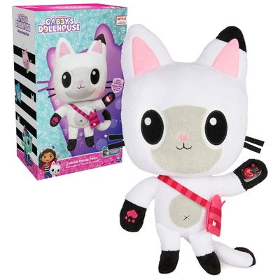 , 13-inch Talking Pandy Paws Plush Toy with Lights, Music and 10 Sounds and P...