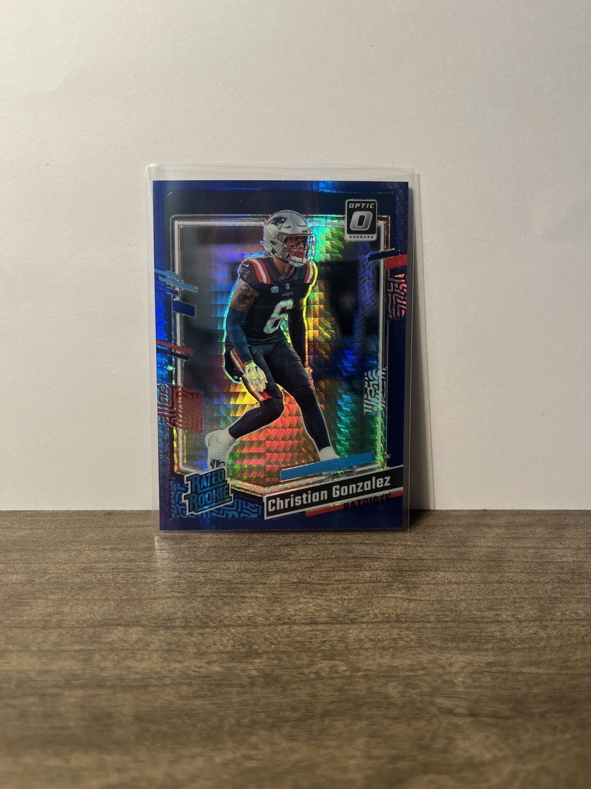 2023 Panini Donruss Optic Rated Rookie Christian Gonzalez #274 Blue Hyper Prizm