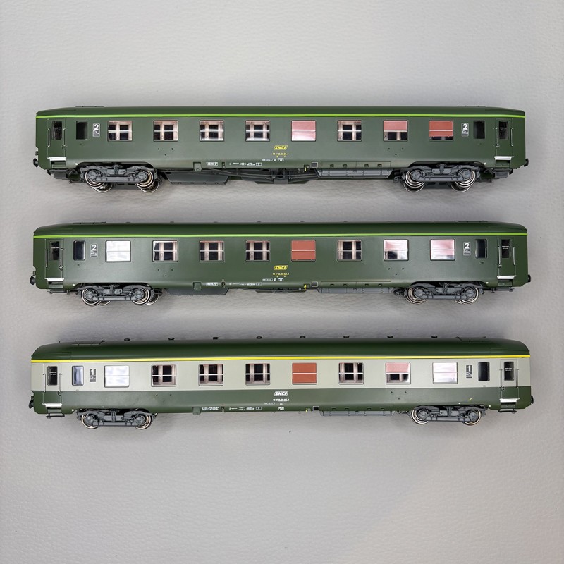 Coffret 3 voitures DEV AO courtes SNCF Ep IV
