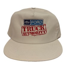 Vintage Ford Truck Authority Trucker Hat Snapback Adjustable Cap Made In Usa Vintage Ford Truck Authority Trucker Hat Snapback Adjustable Cap Made In Usa