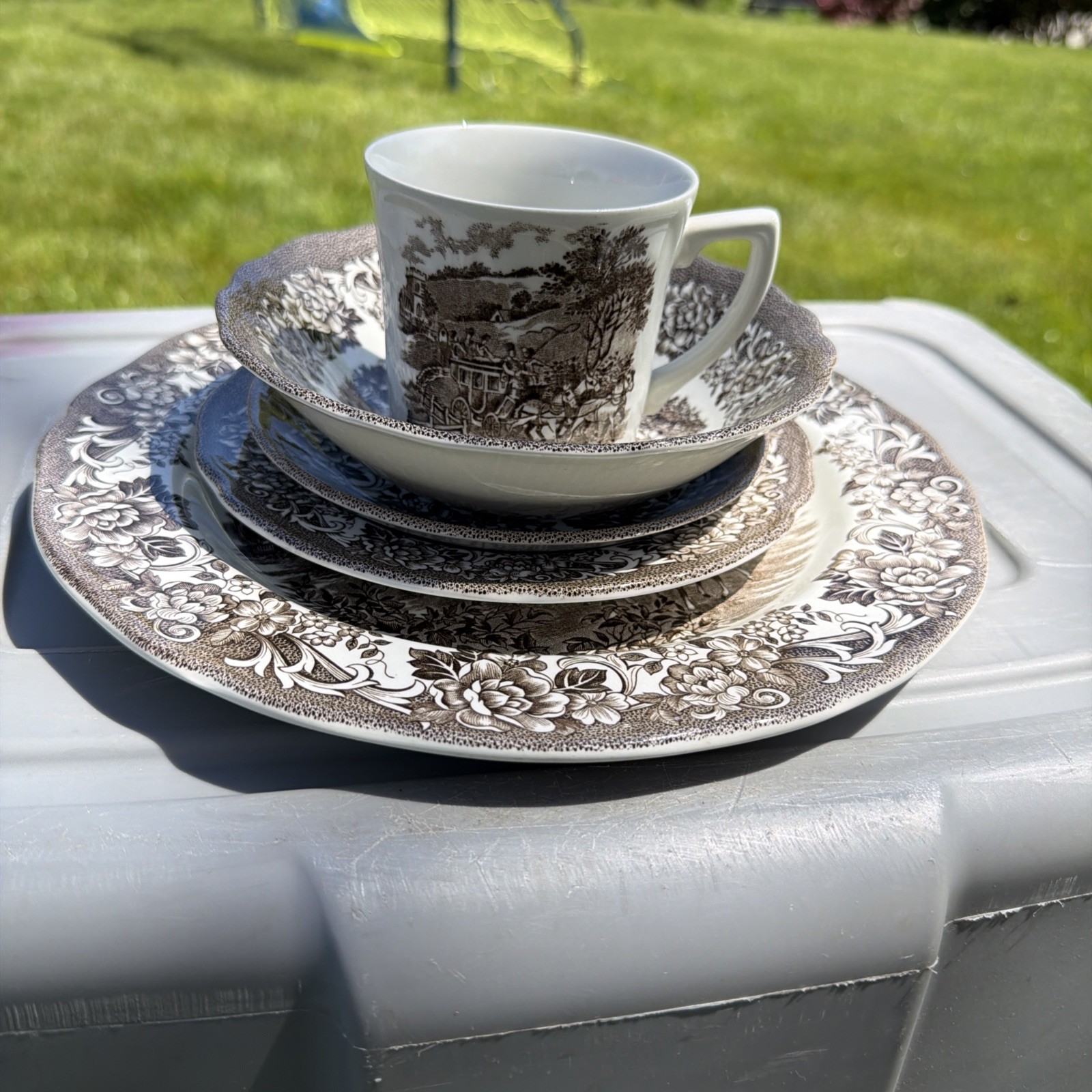 ROYAL STAFFORD Hayride Black Set England