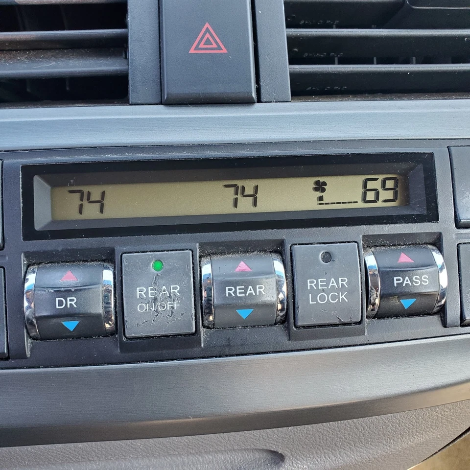 Unidad de control de clima Honda Odyssey 2005-2010 calentador de aire acondicionado tablero de temperatura OEM Foto 2 de 4