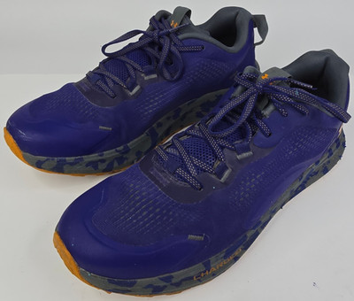 Under Armour Mens Size 10 Charged Bandit Trail 2 Blue Running Shoes