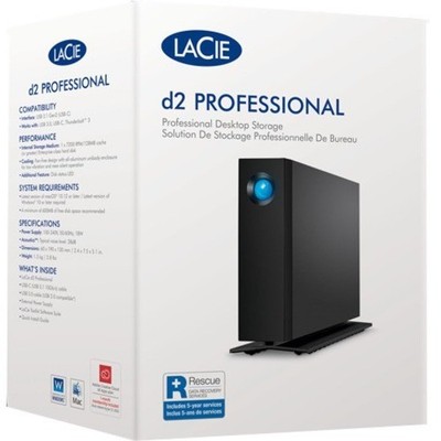 LaCie d2 Professional STHA20000800 20 TB Desktop Hard Drive - 3.5  External - SA