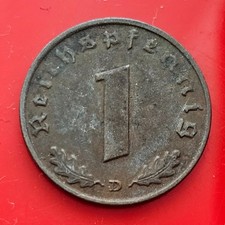 === Deutsches Reich 1 Reichspfennig 1939 D ===Vv5
