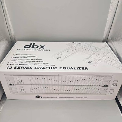 DBX 1231 Dual Channel 31-Band Graphic Equalizer Switchable ±6 or ±15 dB 3U EQ