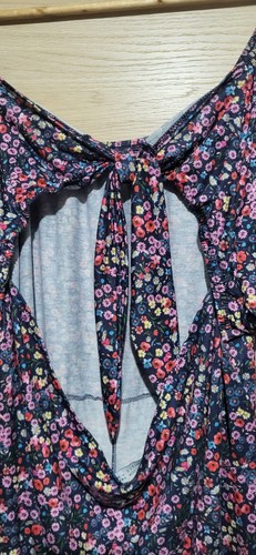 Yours Multicoloured Floral Playsuit Size 26-28 - Picture 6 of 8