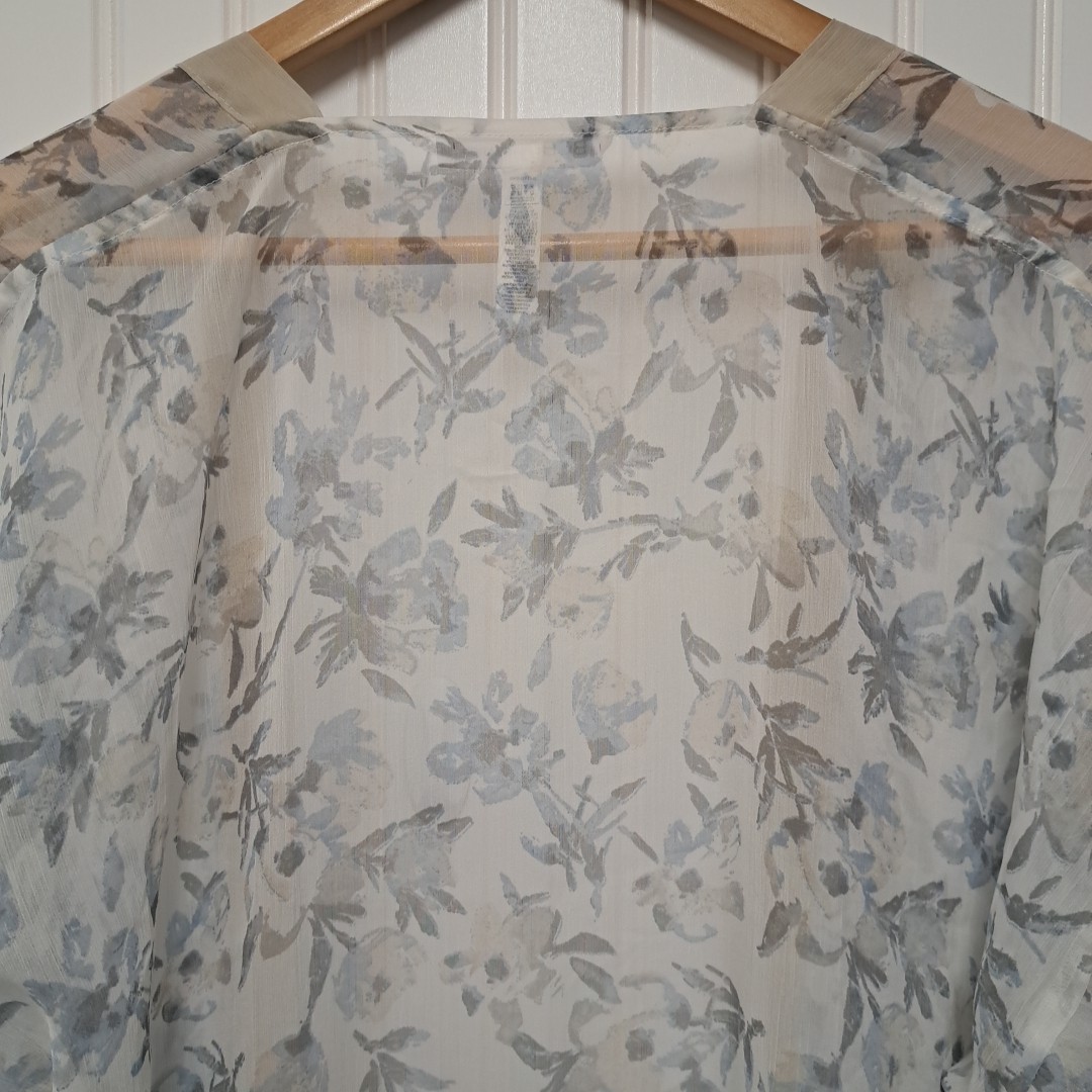 BCBGeneration Kimono Duster Womens One Size White… - image 9