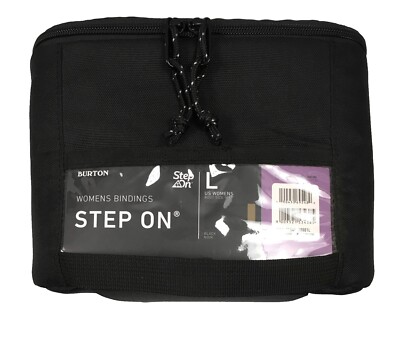 NEW Burton Mine 77 Step On Snowboard Bindings! Womens Large Black