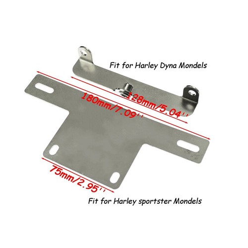 Lower Chin Spoiler Air Dam Fairing Cover Fit for Harley Softail Dyna FXD FLSTF - Picture 4 of 11