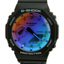 Casio G-SHOCK Men's Black Resin Watch - GA2100SR1AJF for sale