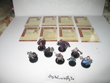 2005 WotC - D D Miniature Lot 8 minis  Cards - Adventurers - Pathfinder AD D