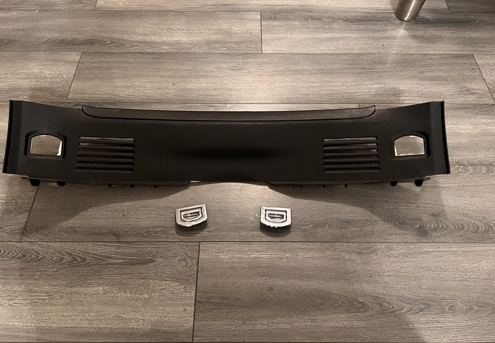 03-10 Bentley Continental GT GTC Gate Trunk Lock Cover Sill Scuff Panel Trim OEM
