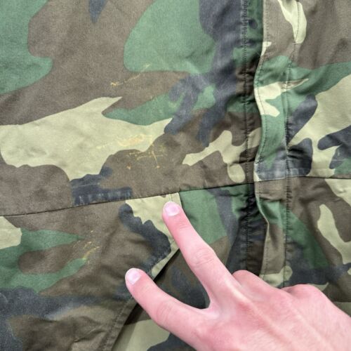 Vintage Military Jacket Mens Medium Extra Short Gore Rain Tex Cold Weather Parka - Picture 5 of 13