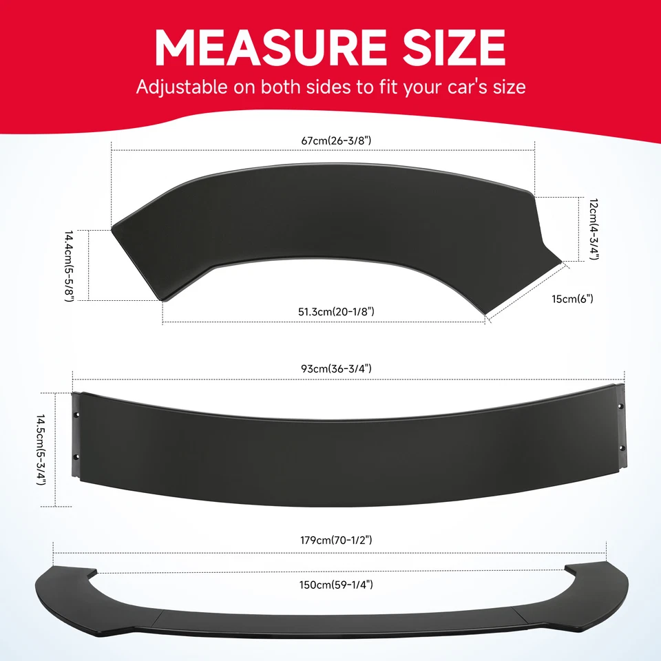 Para Mazda 3 323 Mazda 6 626 preto brilhante para-choque dianteiro spoiler queixo divisor de lábios - Imagem 3 de 4