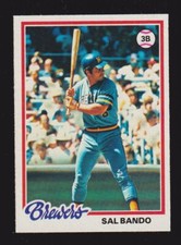 1978 TOPPS #265  Sal Bando  MILWAUKEE BREWERS  NM  B