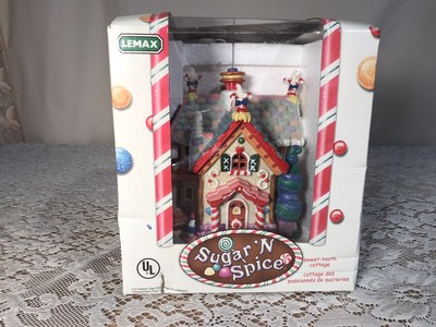 Nib Lemax Sugar N Spice Lighted Sweet Tooth Cottage Ebay