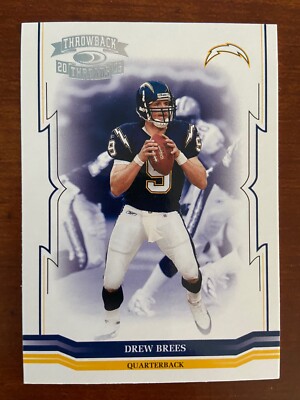 2005 DONRUSS THROWBACK THREADS DREW BREES #122 