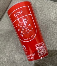 Sammelbecher Cup Coca Cola Collector Cup Olympia Olympics  Paris 2024 Golf