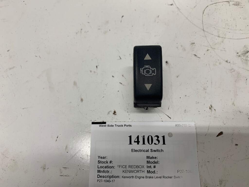 Kenworth Engine Brake Level Rocker Switch P27-1040-17 | eBay