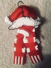 DEPT 56 SANTA HAT & SCARF ORNAMENT CHRISTMAS — photo 2
