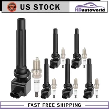 6x Ignition Coil & 6x Iridium Spark Plug for 06-2008 Suzuki Grand Vitara 2.7L V6