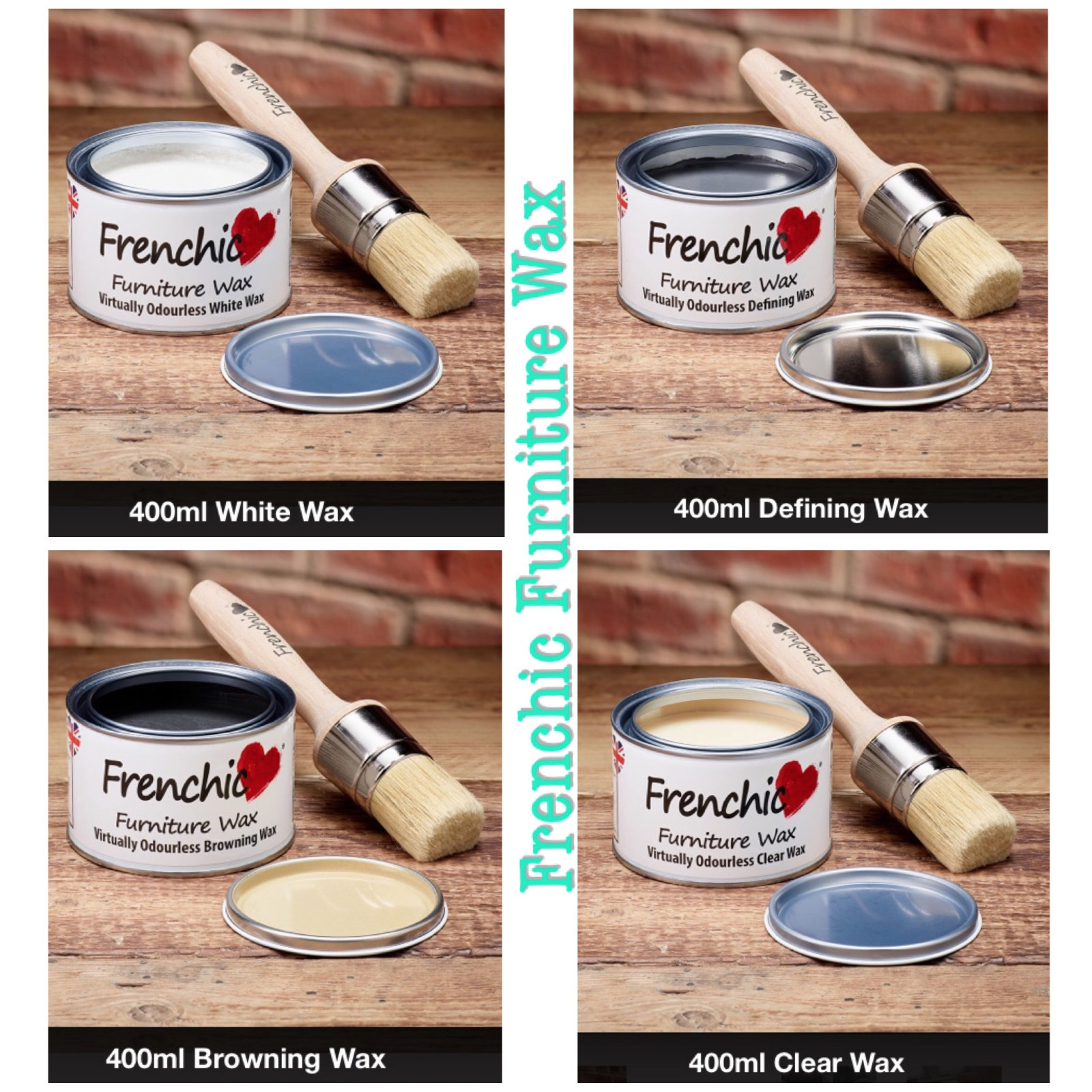 Frenchic Furniture Wax Clear, Browning, White & Defining eBay