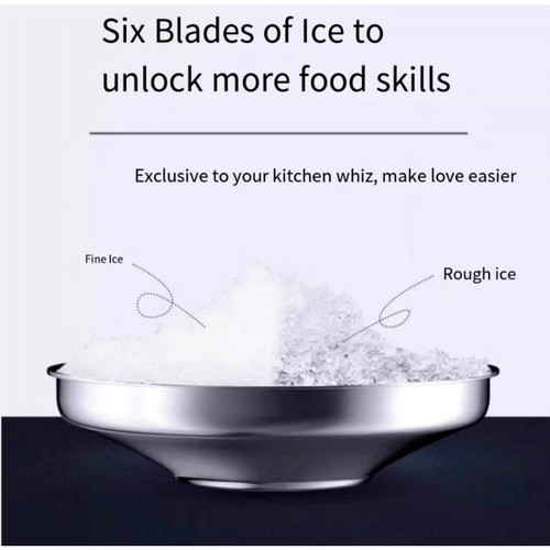 220V 6 blades Electric Crusher Ice Maker Snow Cone Maker Shaver Machine Easy Use - Picture 10 of 18