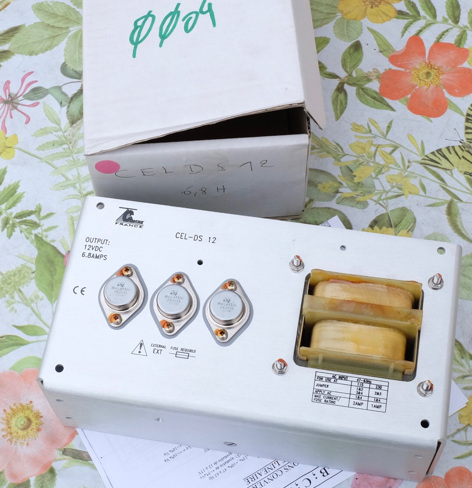 Alimentation 12VDC contre les pannes de courant du modèle CEL-DS 12