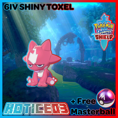 Pokemon Sword and Shield 6IV Battle Ready Shiny Toxel ...